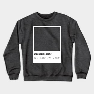 COLORBLIND WorldView - logo - white card. Crewneck Sweatshirt